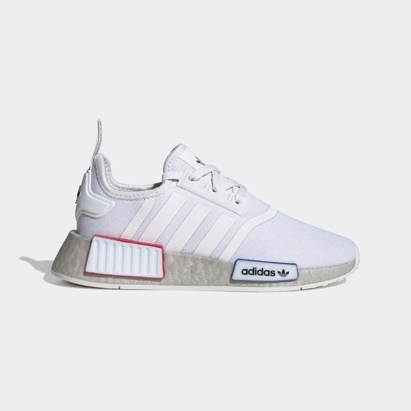 Adidas NMD_R1 J White Kid Adidas NMD R1 J Kid’s Shoes White GY4279 Size 4.5